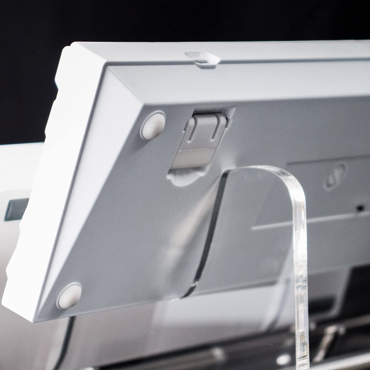 1pcs Acrylic Mechanical Keyboard Display Stand Clear 3-Tier Keyboards Storage Holder for Tablet Picture Frames - Image 4
