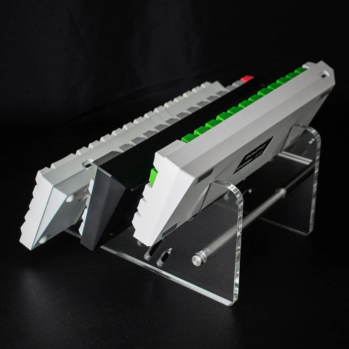 1pcs Acrylic Mechanical Keyboard Display Stand Clear 3-Tier Keyboards Storage Holder for Tablet Picture Frames - Image 6