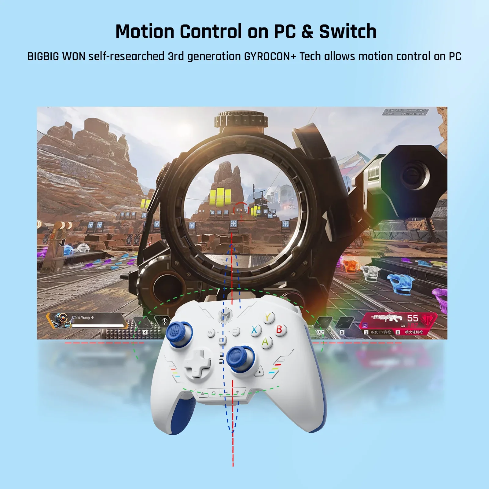 BIGBIG WON Rainbow 2 SE Gaming Controller - Image 6