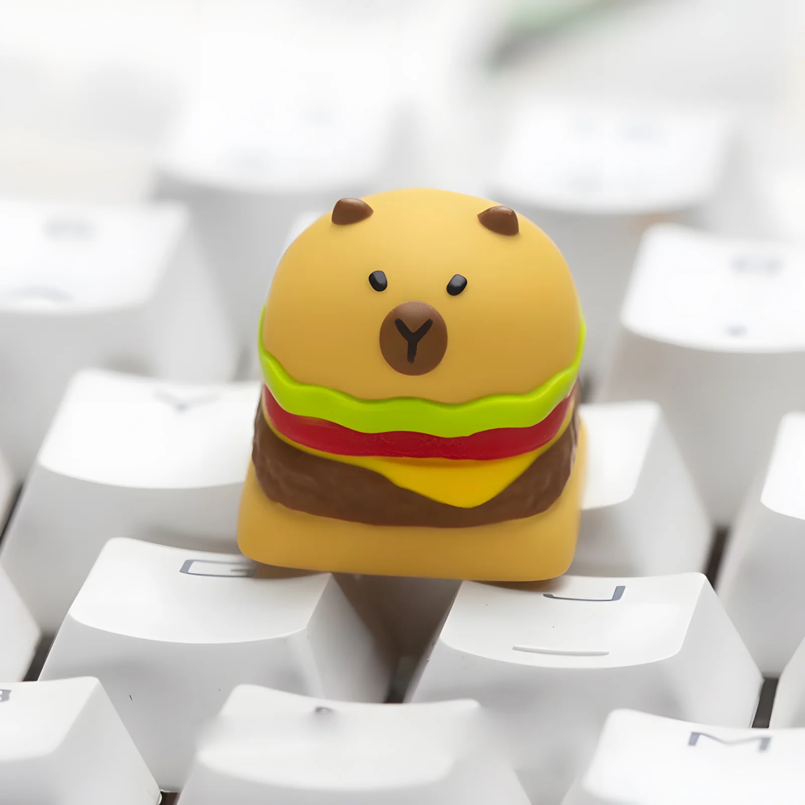 Capybara Artisan Keycap - Burger Shop - Image 7