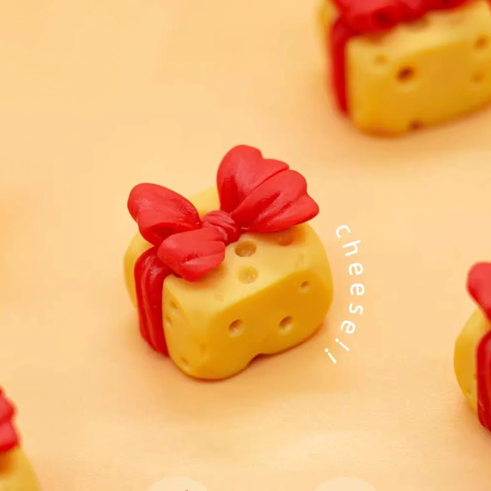 Cheese Yellow Artisan Keycap - Image 5