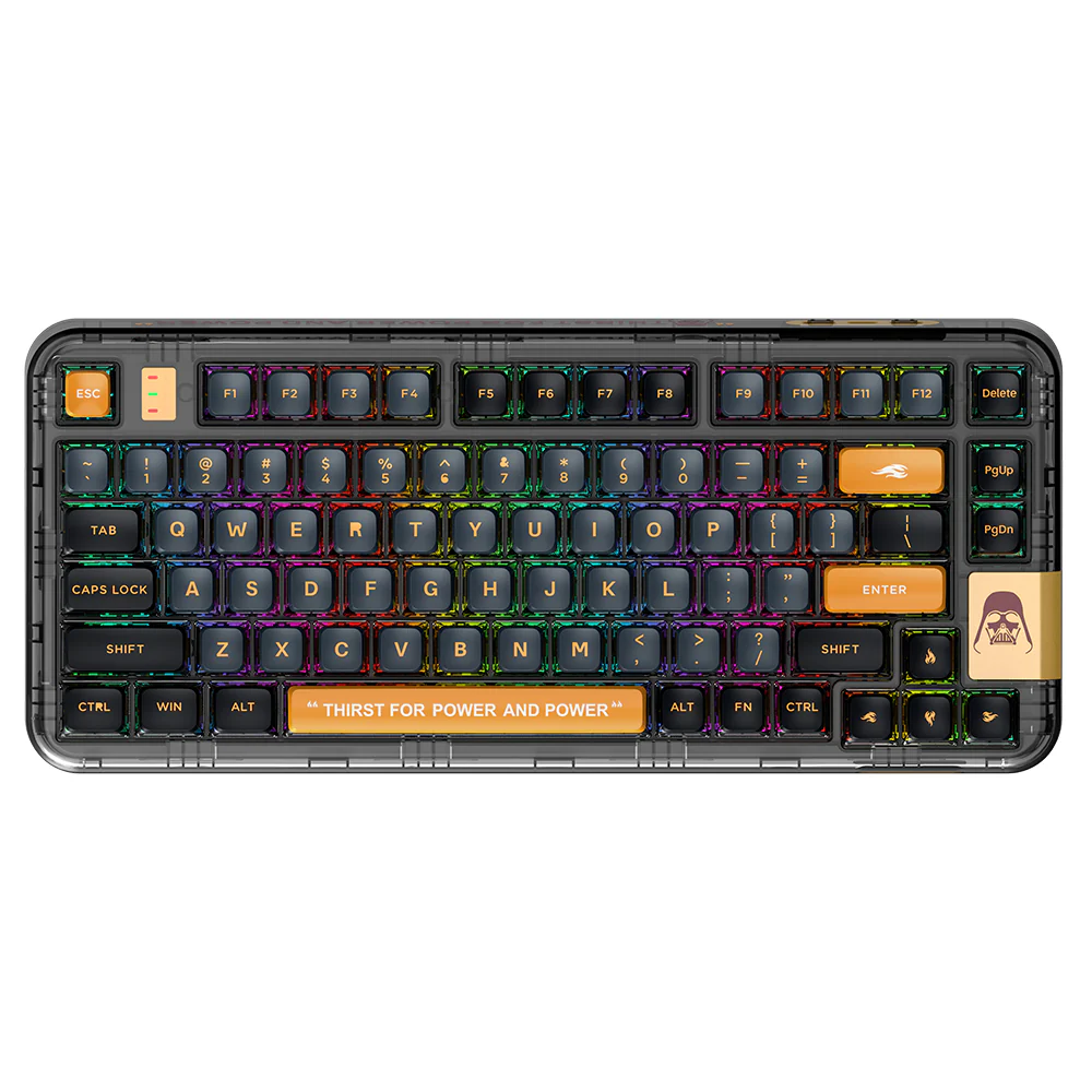 YUNZII CK75 Wireless Transparent Gasket Mechanical Keyboard-Polar Bear - Image 12