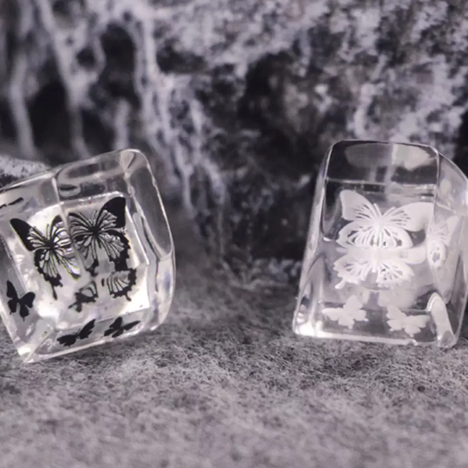 Crystal Butterfly Artisan Keycap - Image 2
