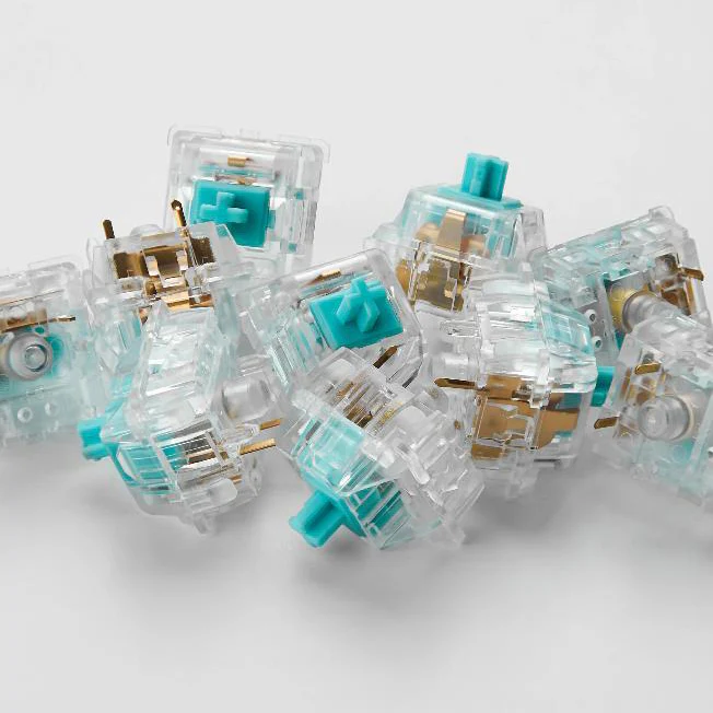 Everglide Tourmaline Blue Cyan Switches V3 - Image 3
