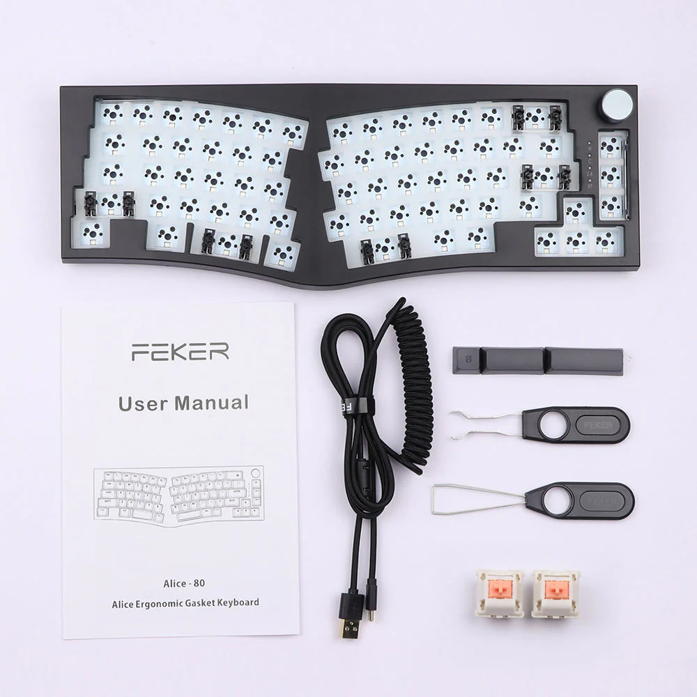 Feker Alice80 Split Keyboard Kit - Image 33