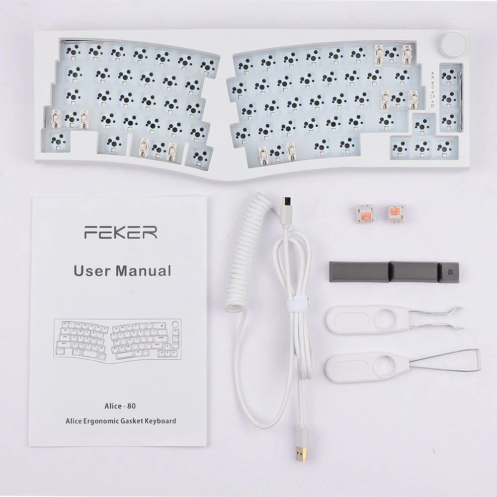 Feker Alice80 Split Keyboard Kit - Image 34