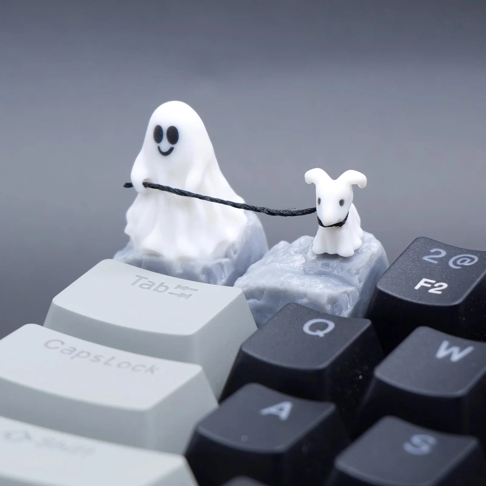 Ghost Puppy Artisan Keycap - 2PCS/SET - Image 5