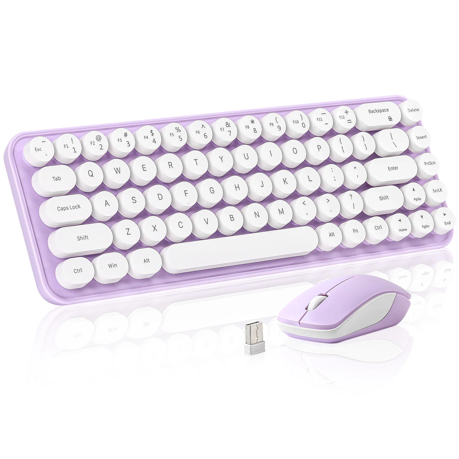 MIKIBY i68 Wireless Membrane Keyboard and Mouse Set - Image 14