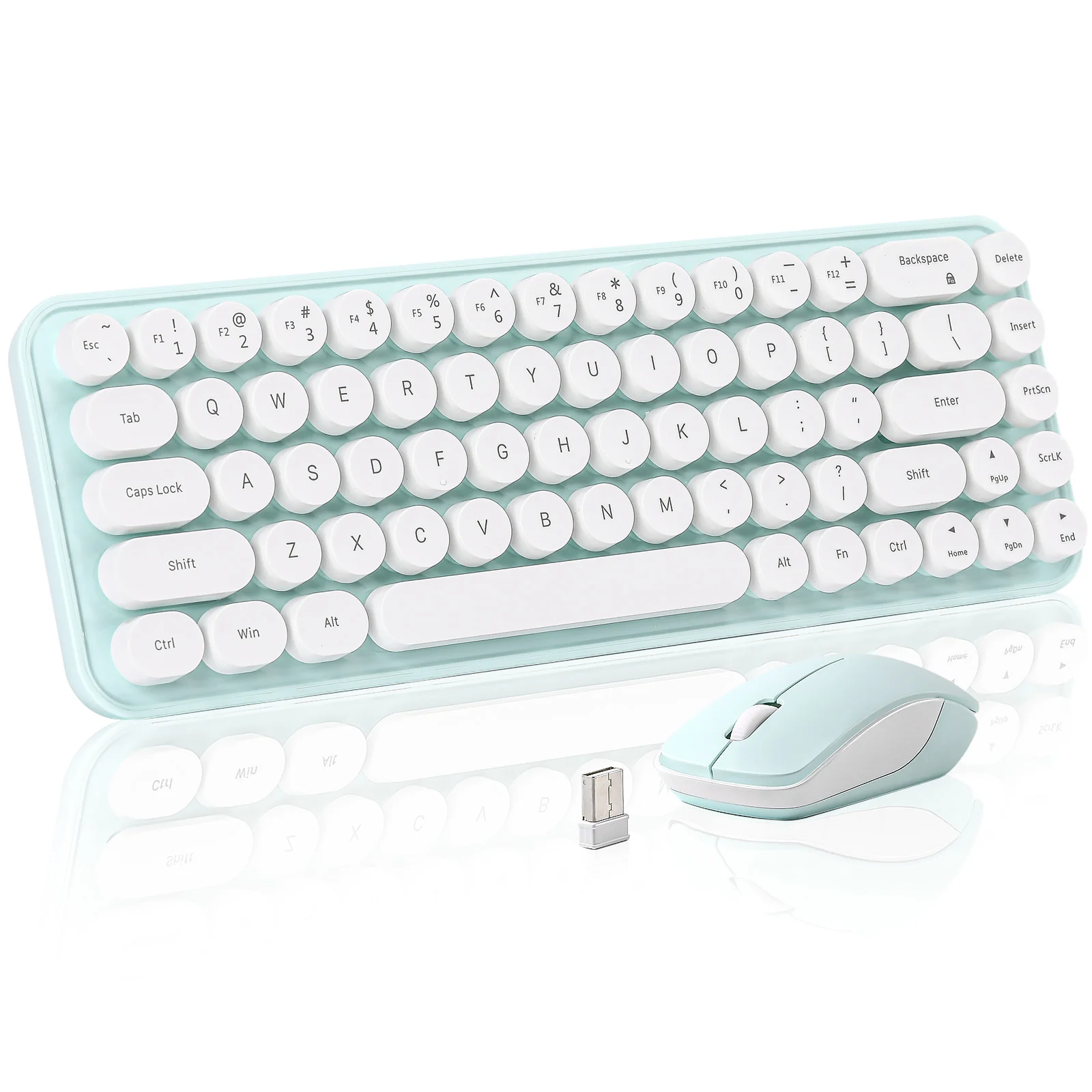 MIKIBY i68 Wireless Membrane Keyboard and Mouse Set - Image 15