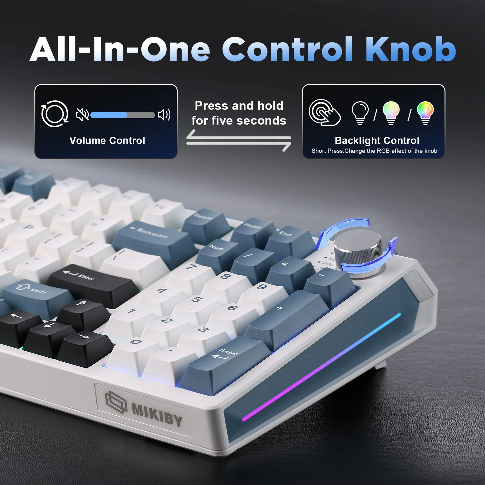 MIKIBY K98 Full-Size Wireless Mechanical Keyboard - Image 9