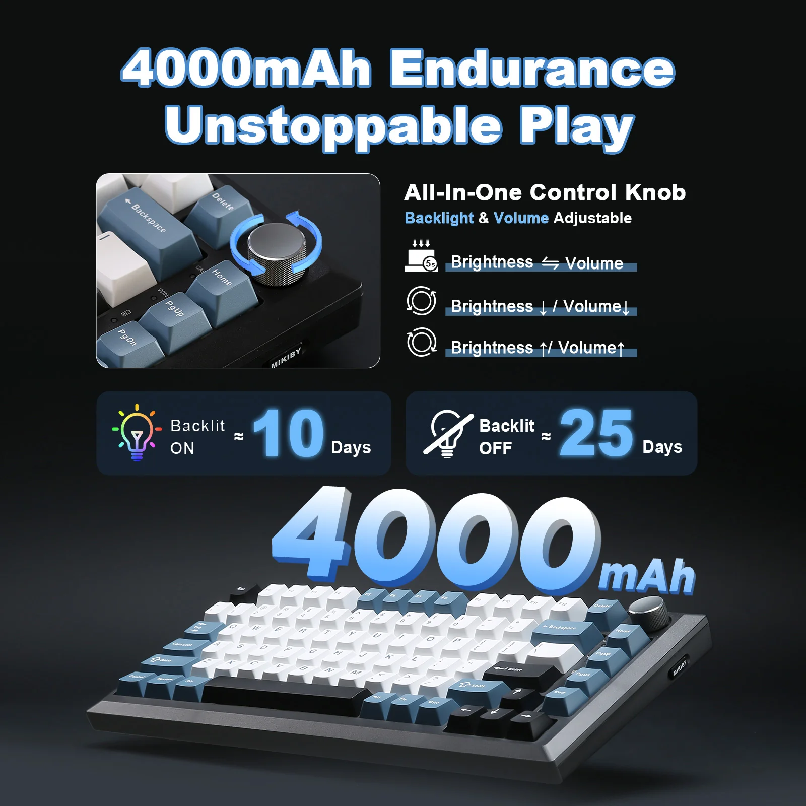MIKIBY Y75 Wireless Mechanical Keyboard - Image 8