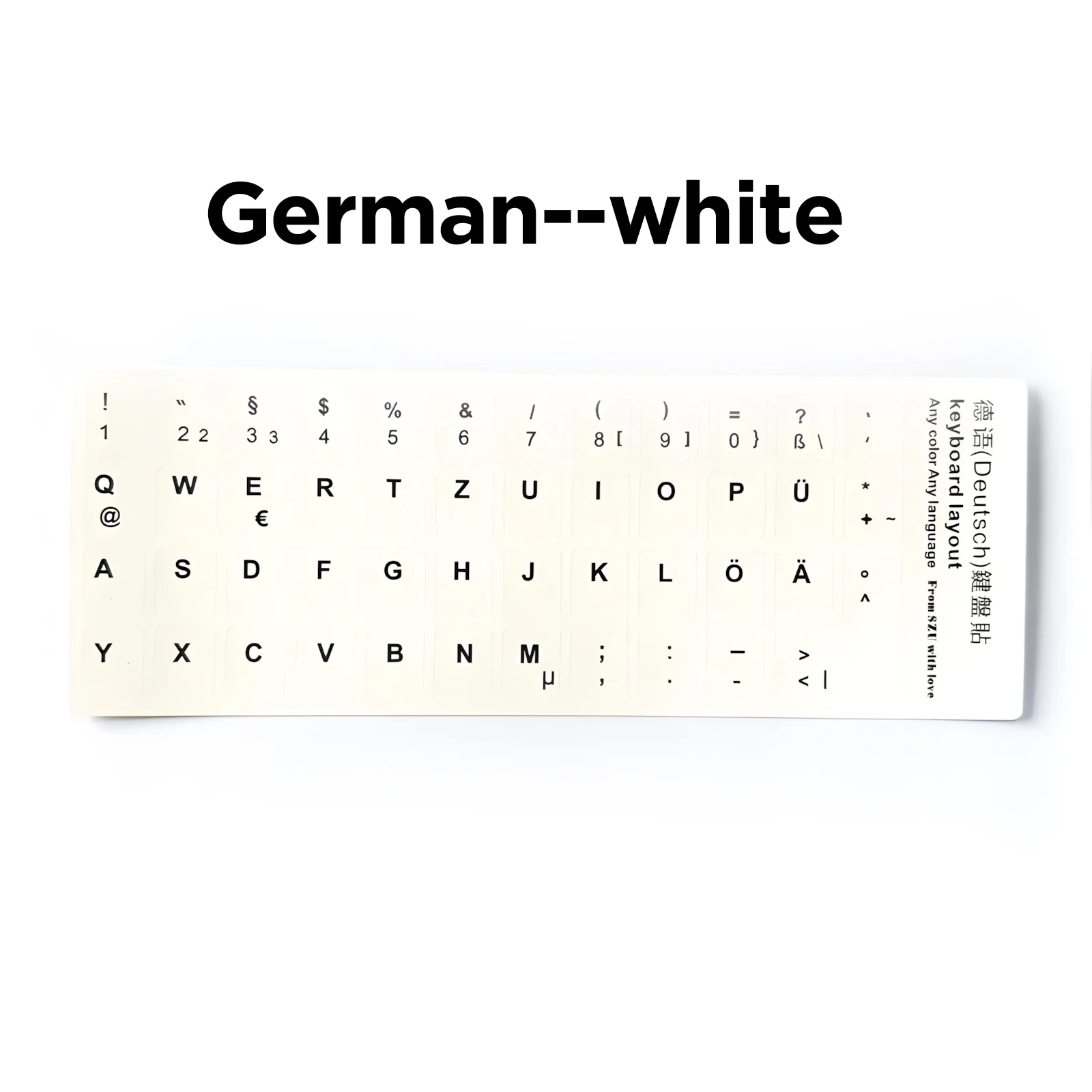 Multilingual Keyboard Sticker - Image 9