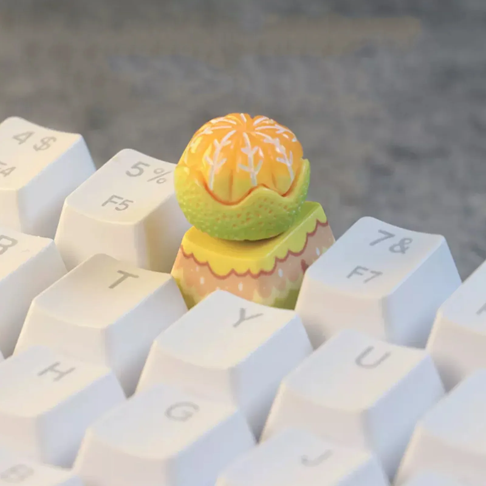 Orange Artisan Keycap - Image 2