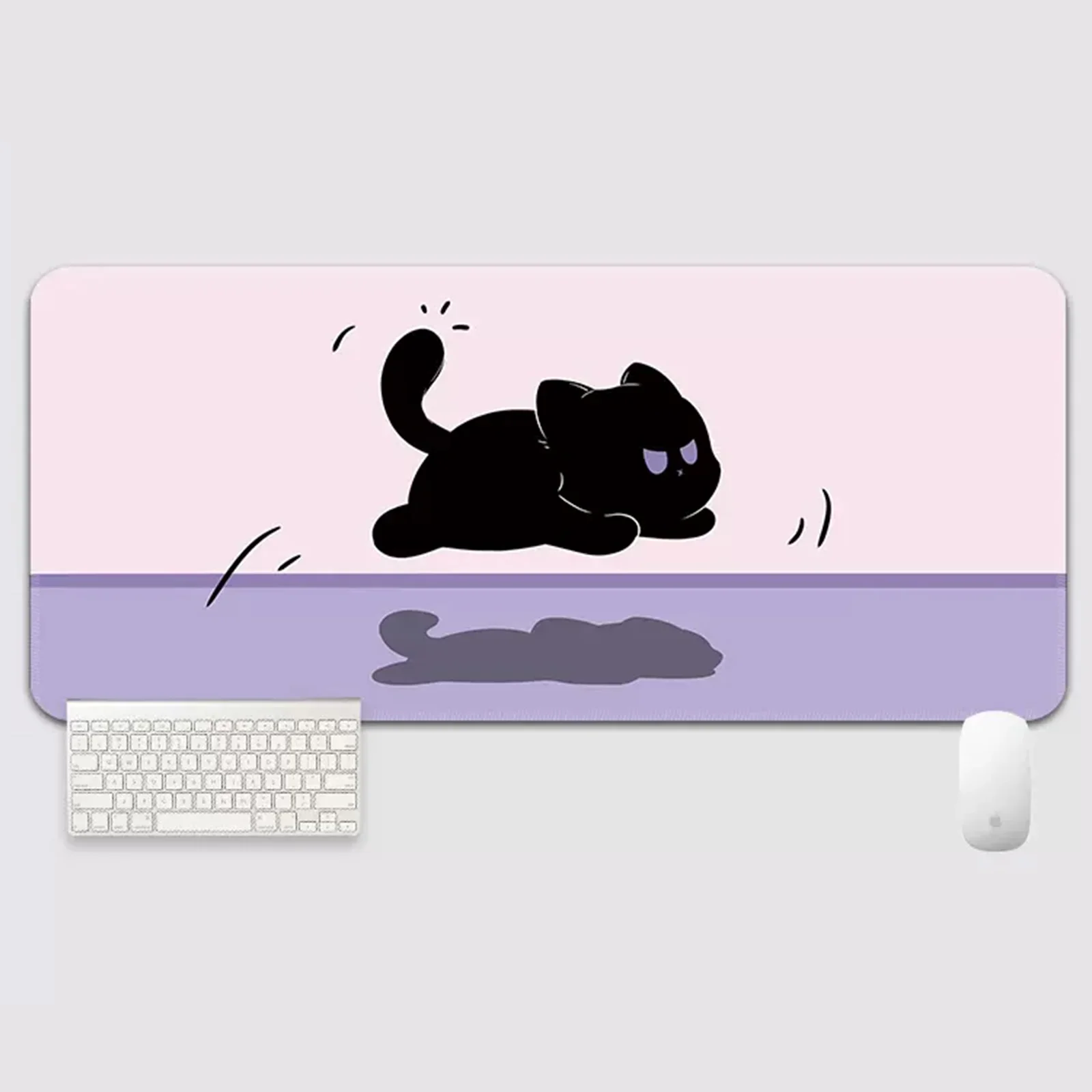 YUZNII Oversized Cartoon Kitten Mouse Mat Desk Pad - Image 10