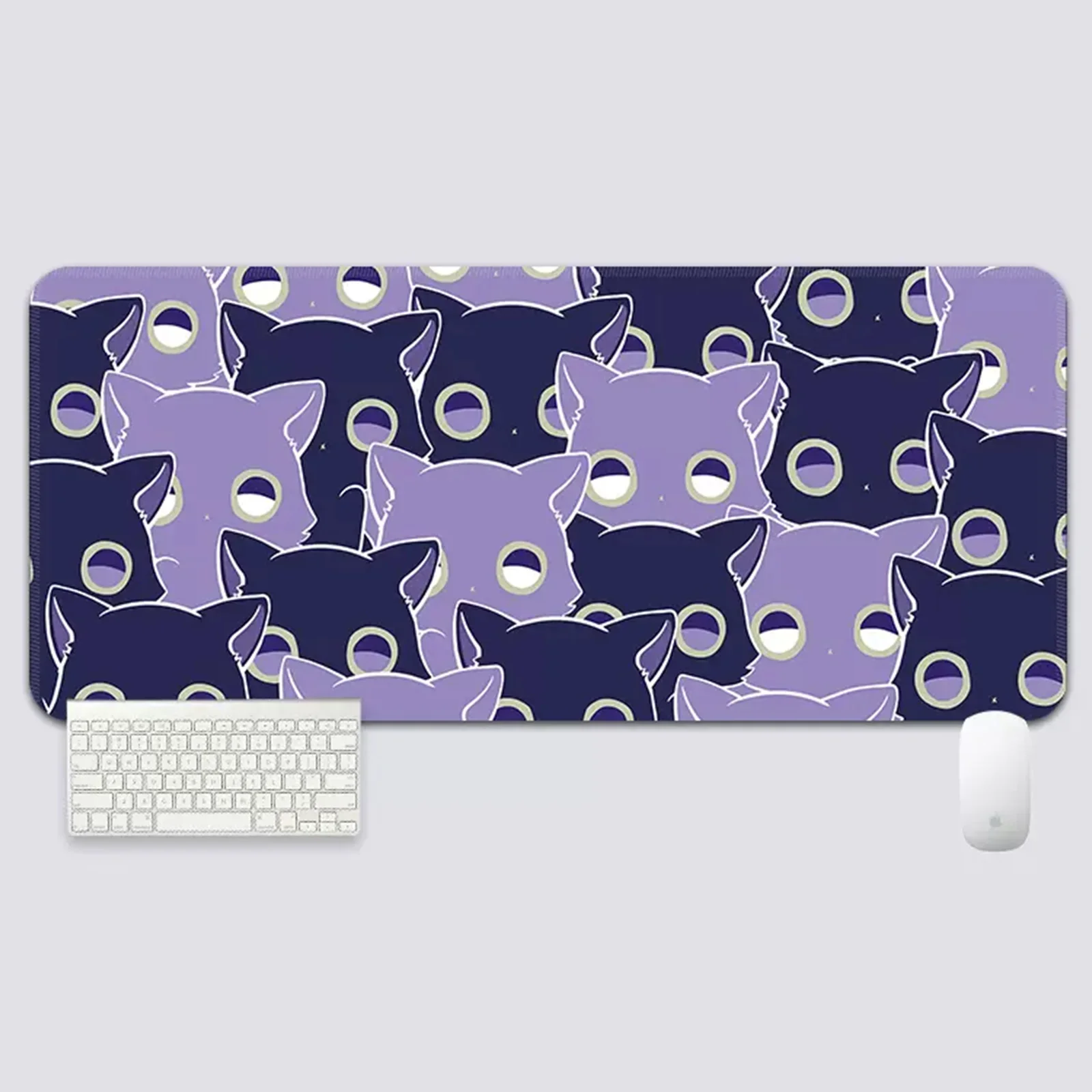 YUZNII Oversized Cartoon Kitten Mouse Mat Desk Pad - Image 13