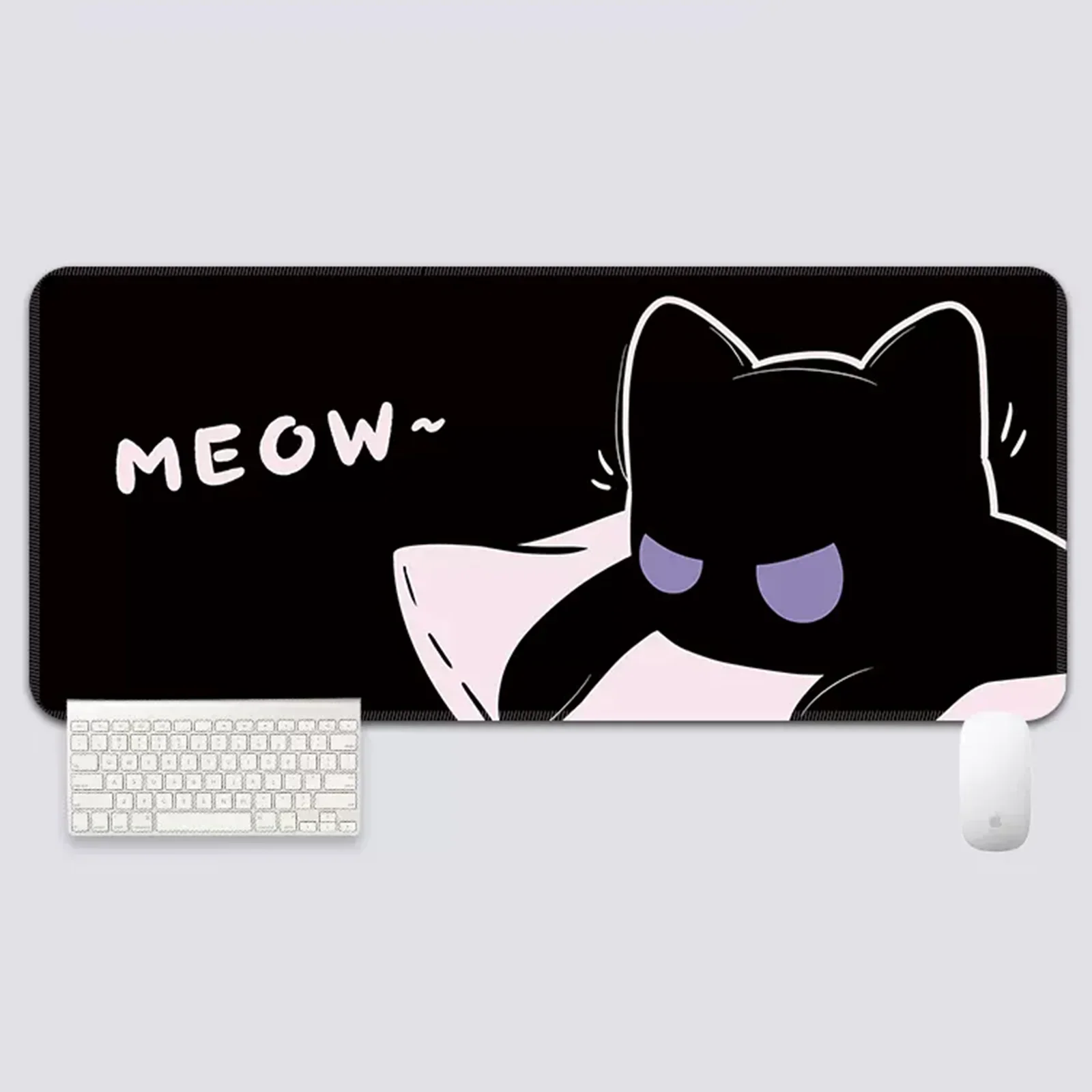 YUZNII Oversized Cartoon Kitten Mouse Mat Desk Pad - Image 18