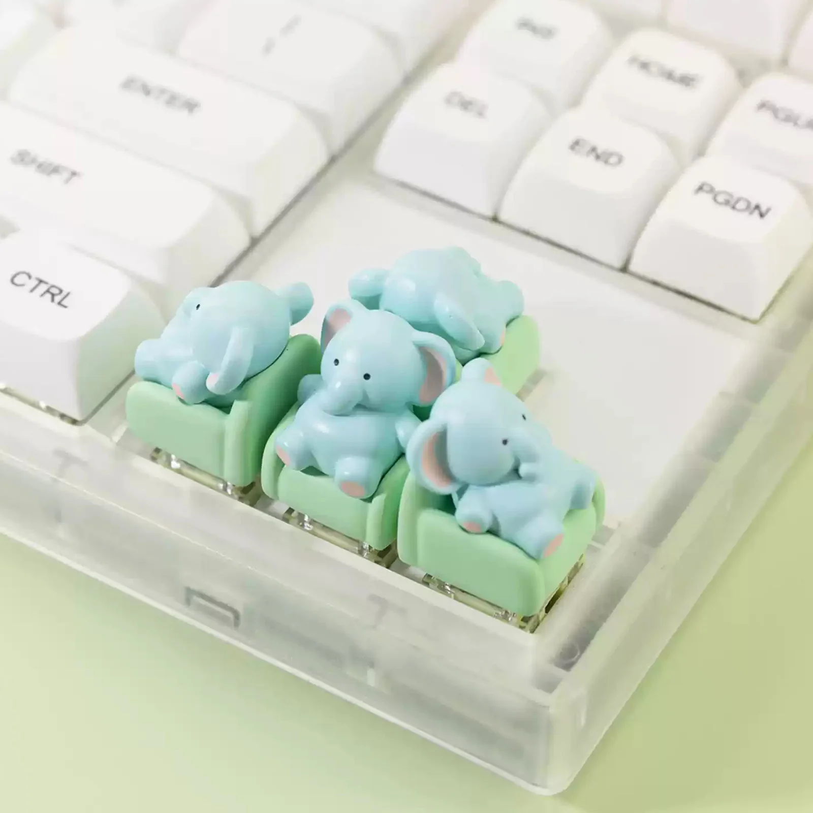 Sofa Artisan Keycap-Blue Elephant - Image 5