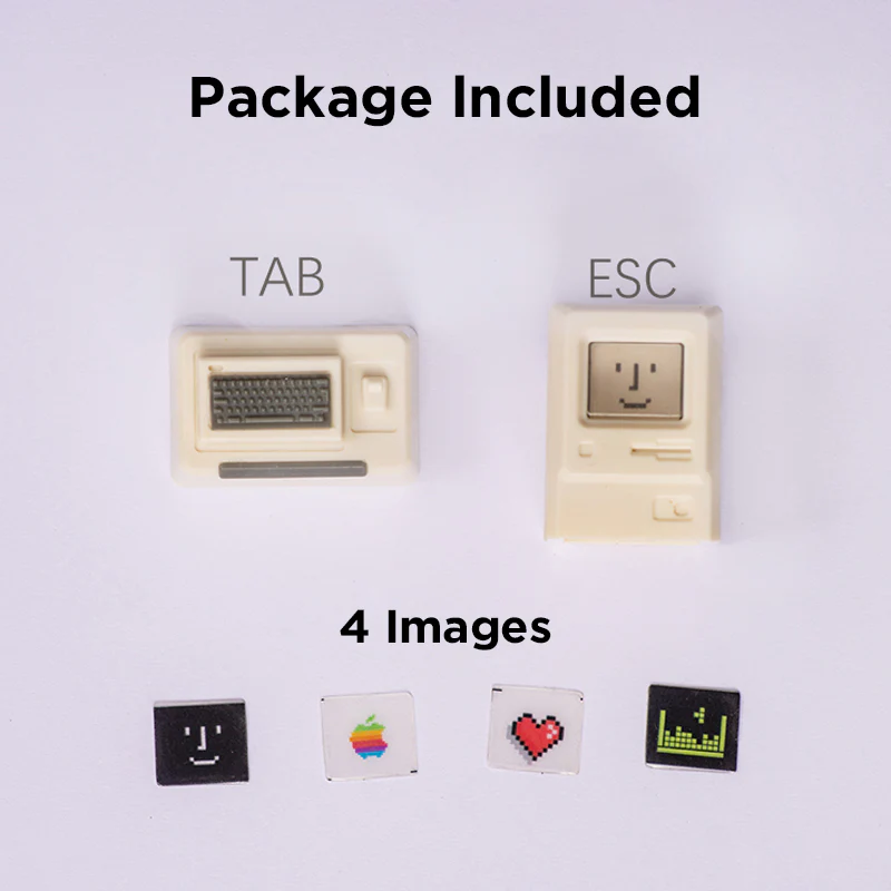 Vintage Computer Artisan Keycap with Interchangeable Displays - Image 5