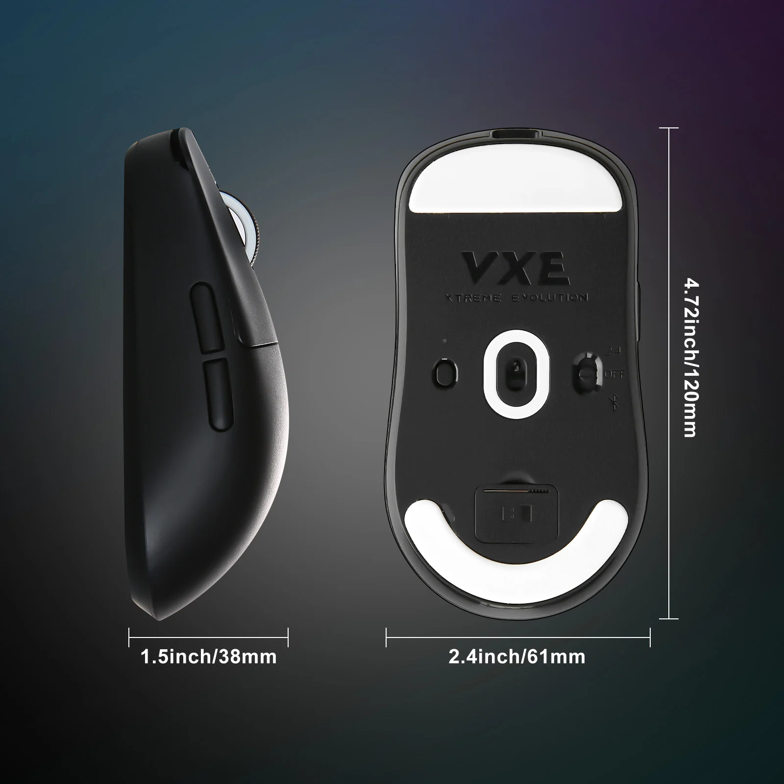 VXE R1 SE+ Tri-Mode Wireless Gaming Mouse - Image 10