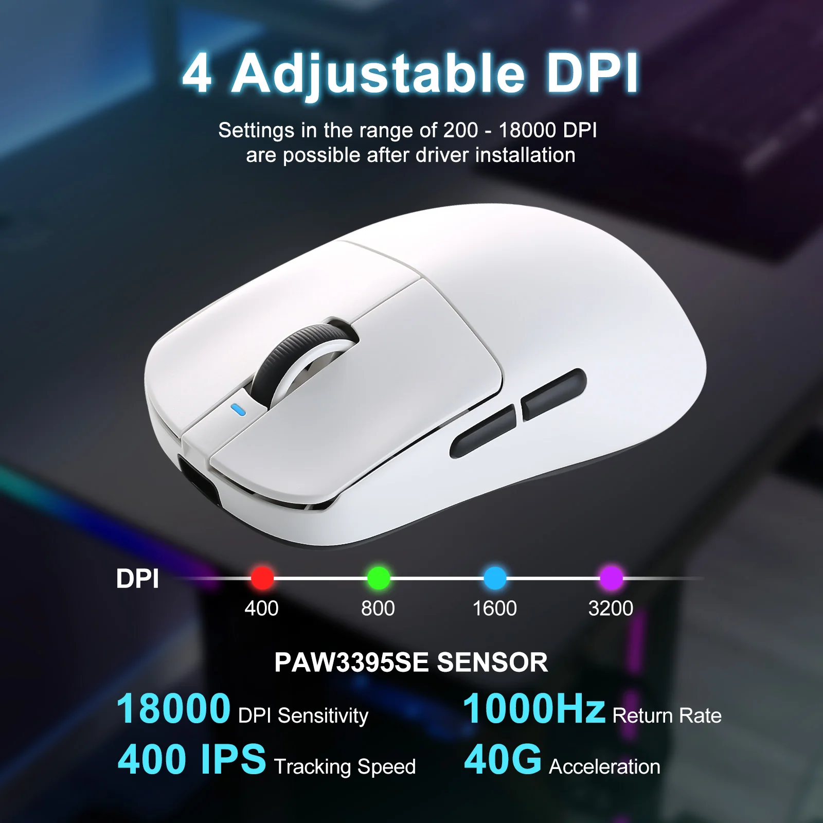 VXE R1 SE+ Tri-Mode Wireless Gaming Mouse - Image 3