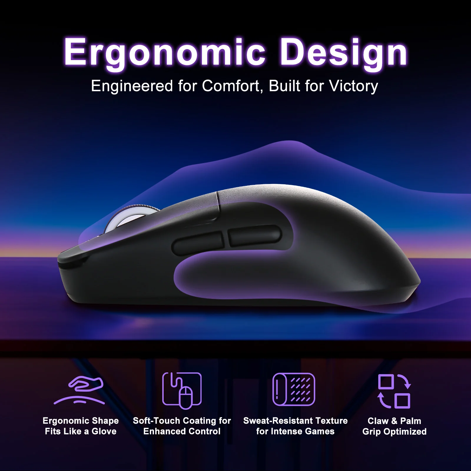 VXE R1 SE+ Tri-Mode Wireless Gaming Mouse - Image 8
