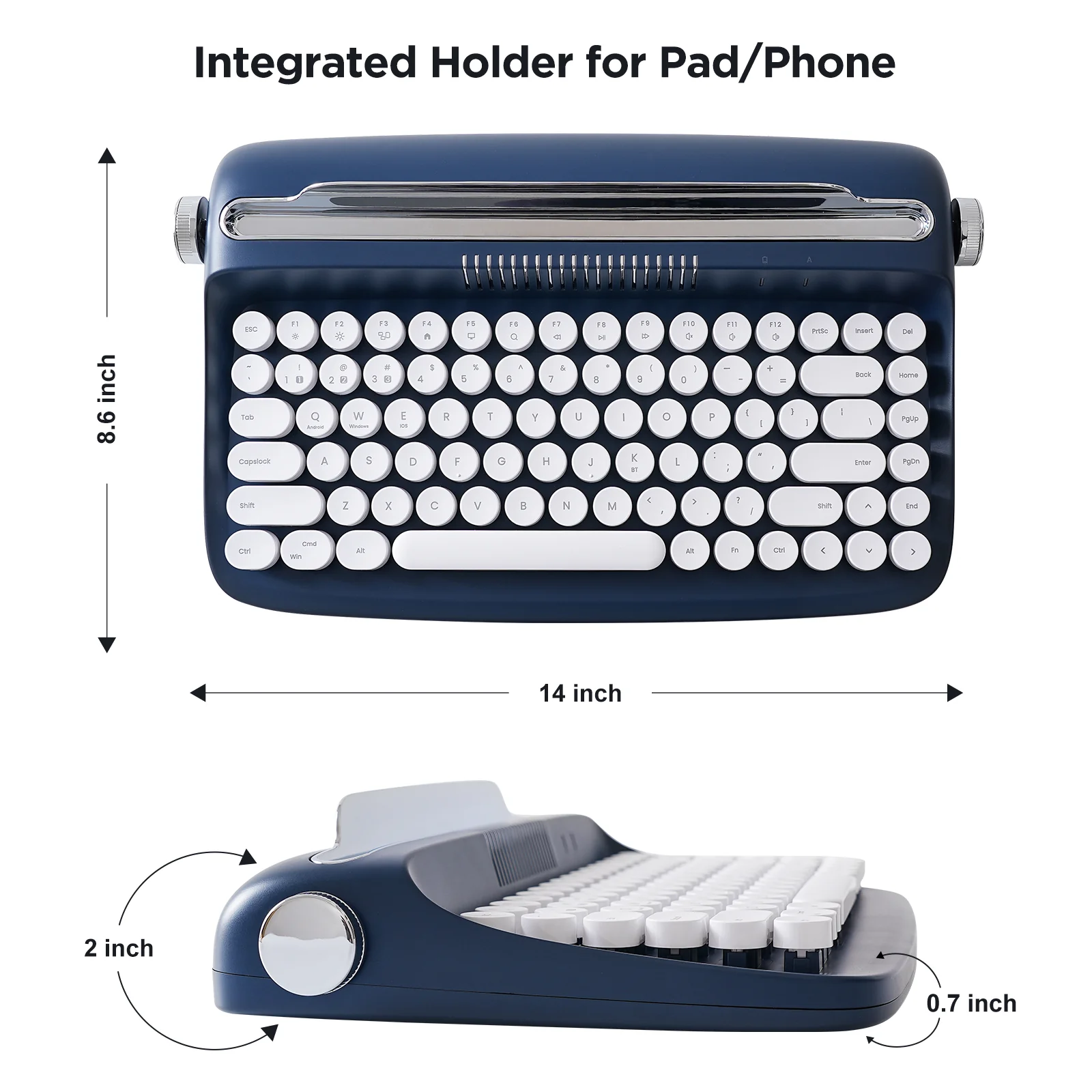 YUNZII ACTTO B303 Wireless Keyboard - Image 3