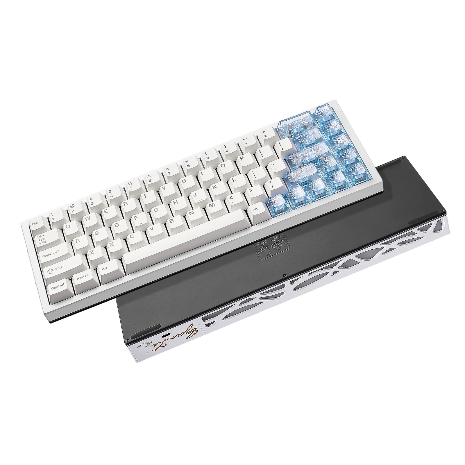 YUNZII AL65 QMK/VIA Custom Hollow Mechanical Keyboard - Image 3