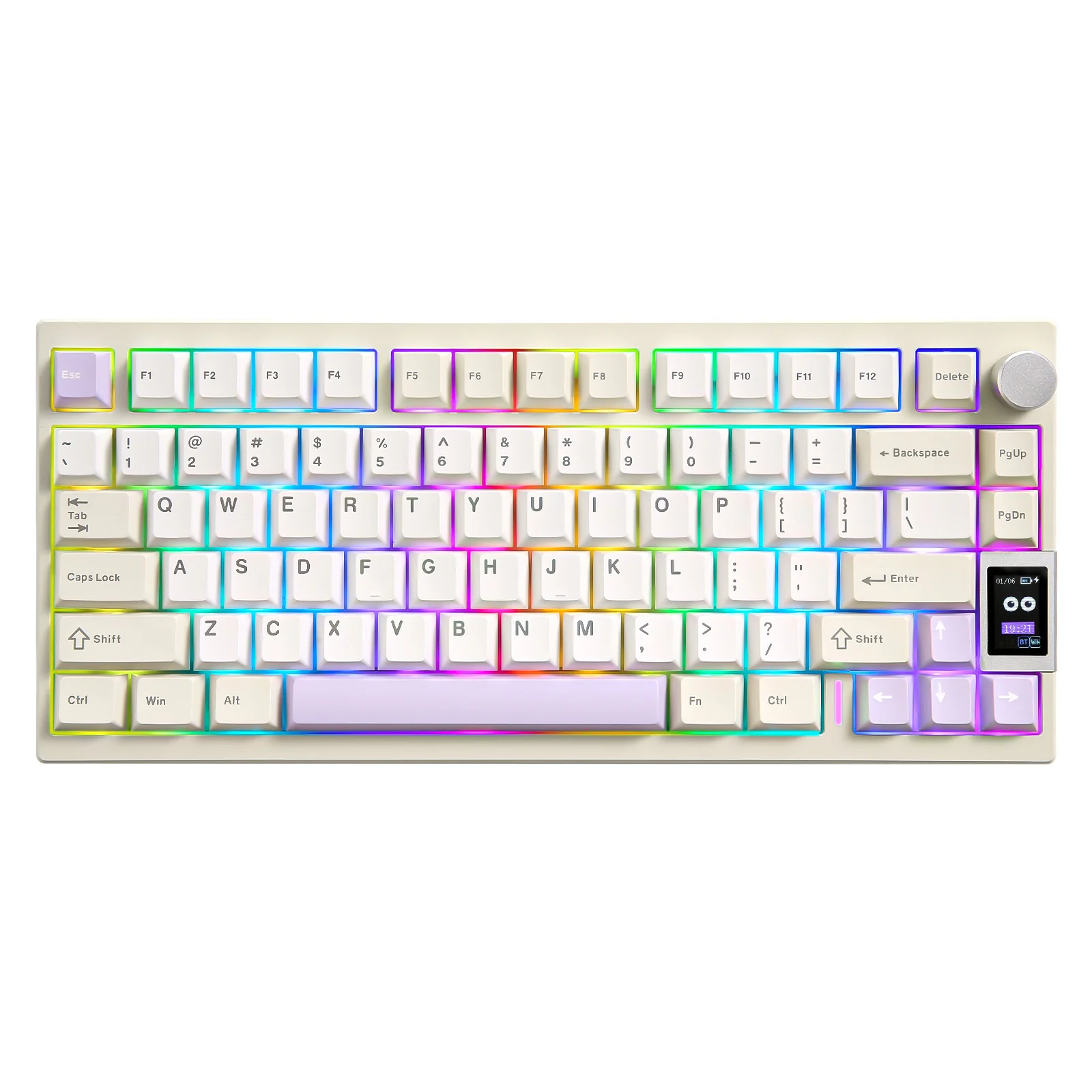 YUNZII AL80 QMK/VIA Aluminum LCD Mechanical Keyboard - Image 3