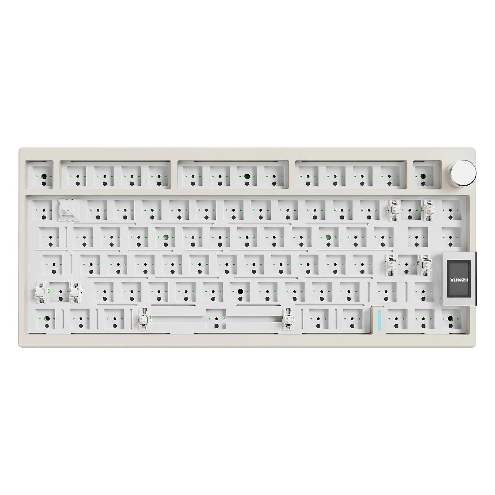 YUNZII AL80 QMK/VIA Knob Aluminum Keyboard Kit - Image 3