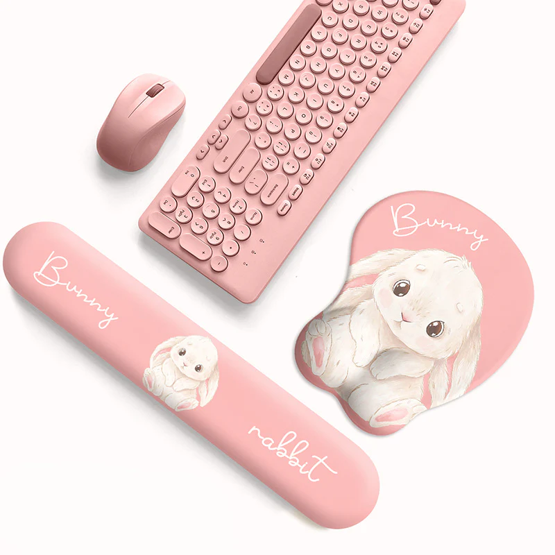 YUNZII Animal Mouse Pad & Keyboard Wrist Rest - Image 16