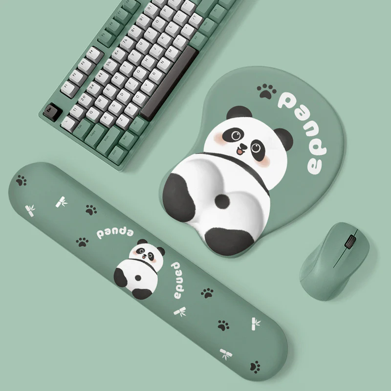 YUNZII Animal Mouse Pad & Keyboard Wrist Rest - Image 19