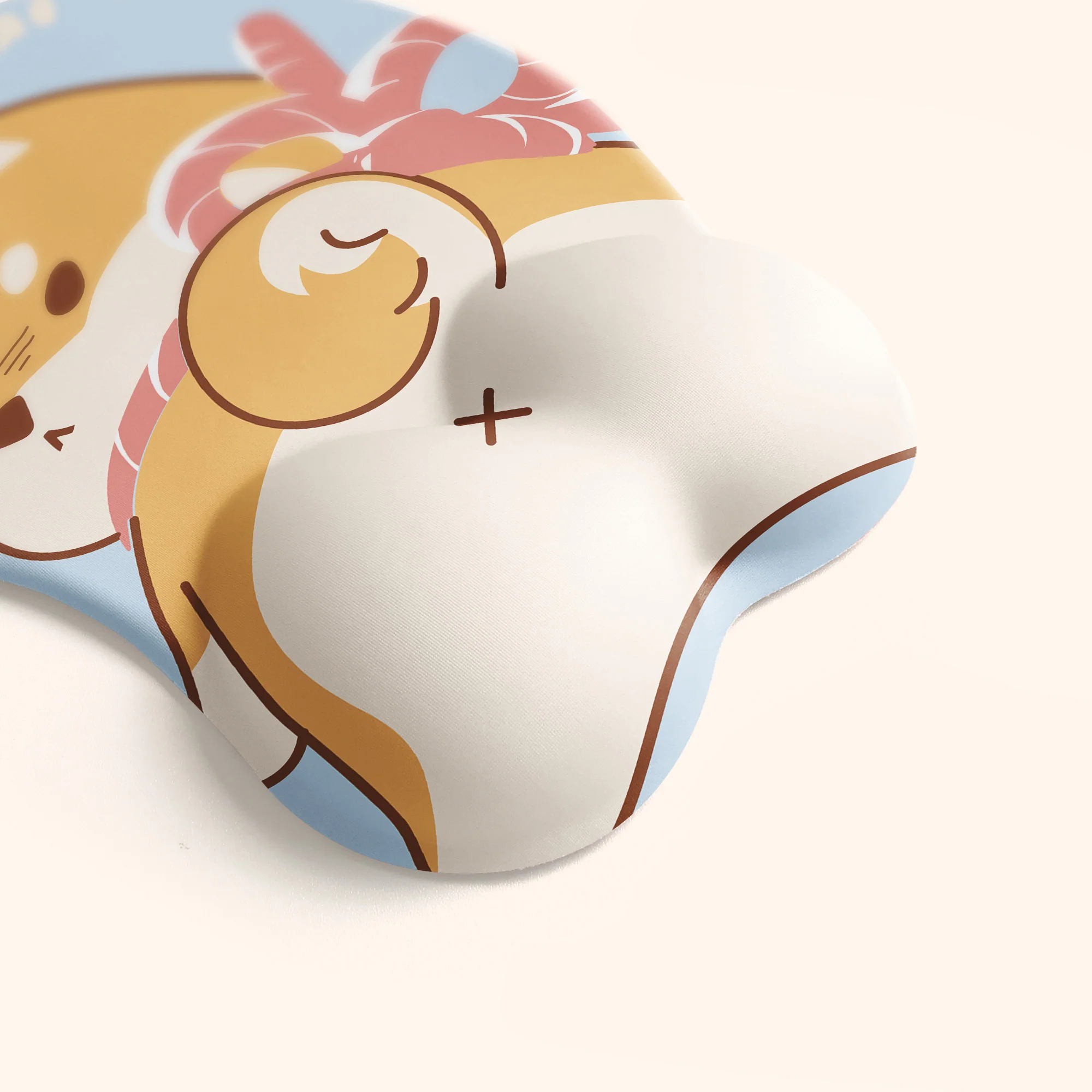 YUNZII Animal Mouse Pad & Keyboard Wrist Rest - Image 3