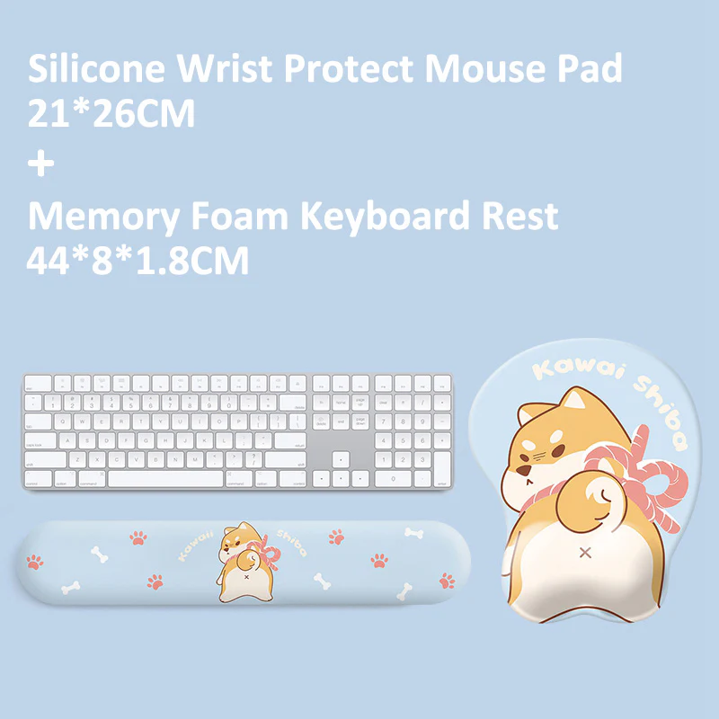 YUNZII Animal Mouse Pad & Keyboard Wrist Rest - Image 8