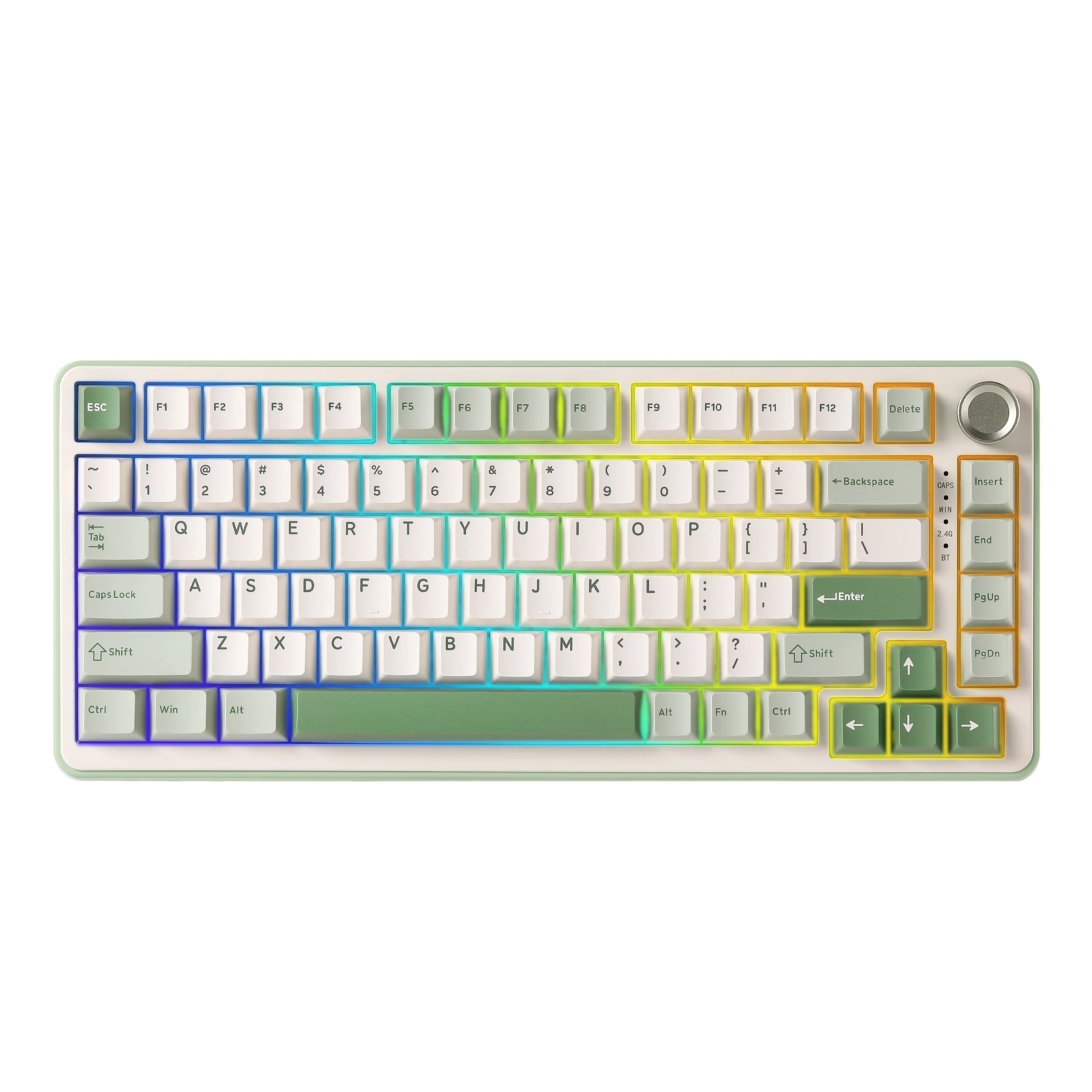 YUNZII B75 Pro Green Wireless Mechanical Keyboard - Image 16