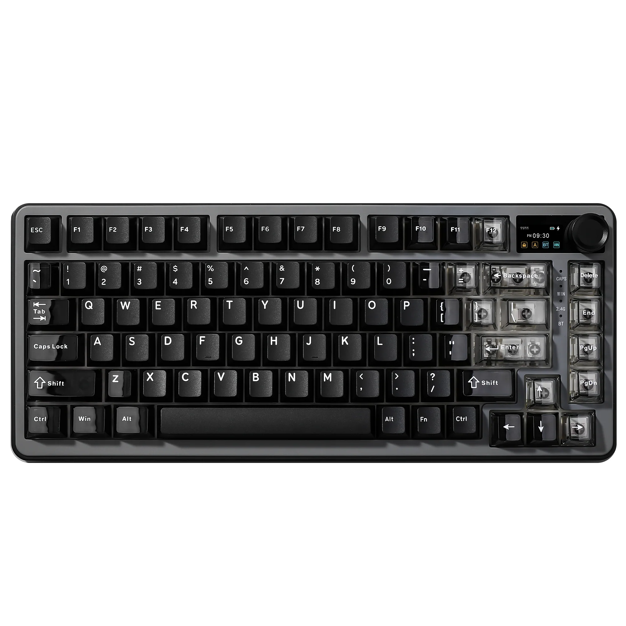 YUNZII B75 PRO MAX QMK/VIA Knob TFT Screen Wireless Mechanical Keyboard - Image 23