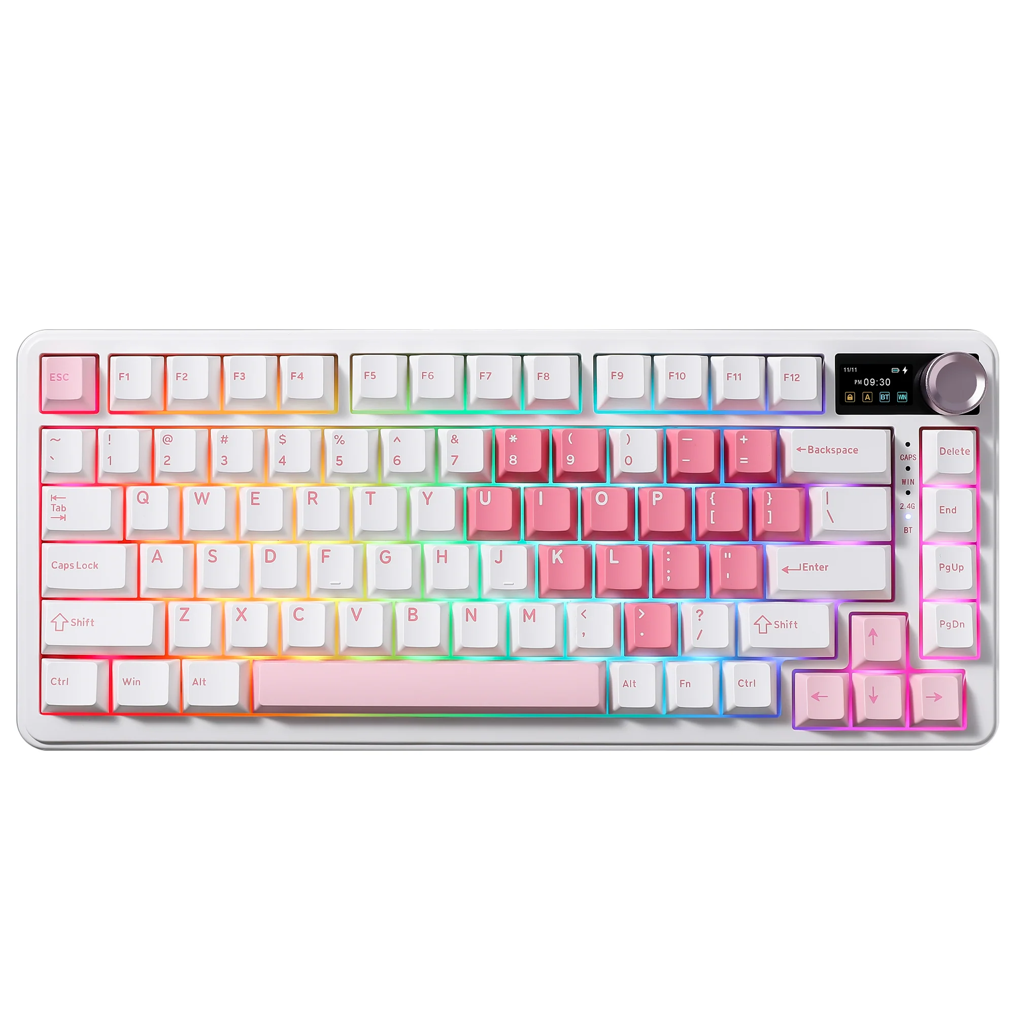 YUNZII B75 PRO MAX QMK/VIA Knob TFT Screen Wireless Mechanical Keyboard - Image 5