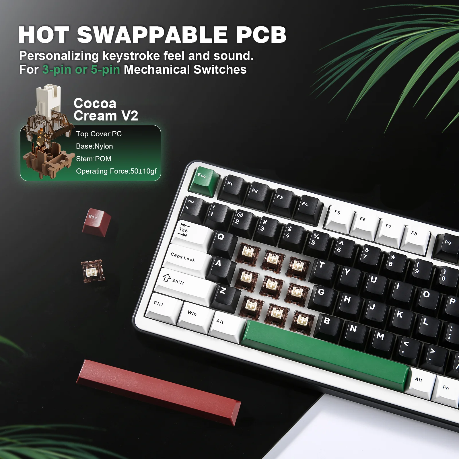 YUNZII B75 Pro Mechanical Keyboard - Image 6