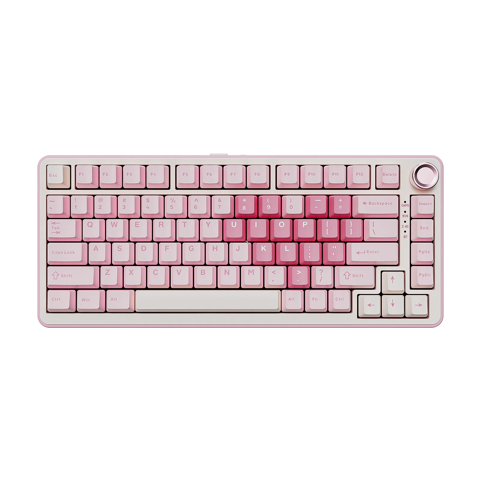 YUNZII B75 Pro Pink Wireless Mechanical Keyboard - Image 11