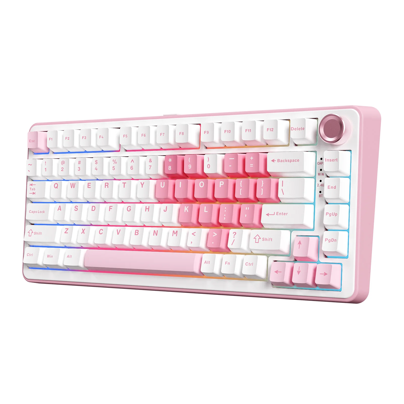 YUNZII B75 Pro White Heart Wireless Mechanical Keyboard - Image 12