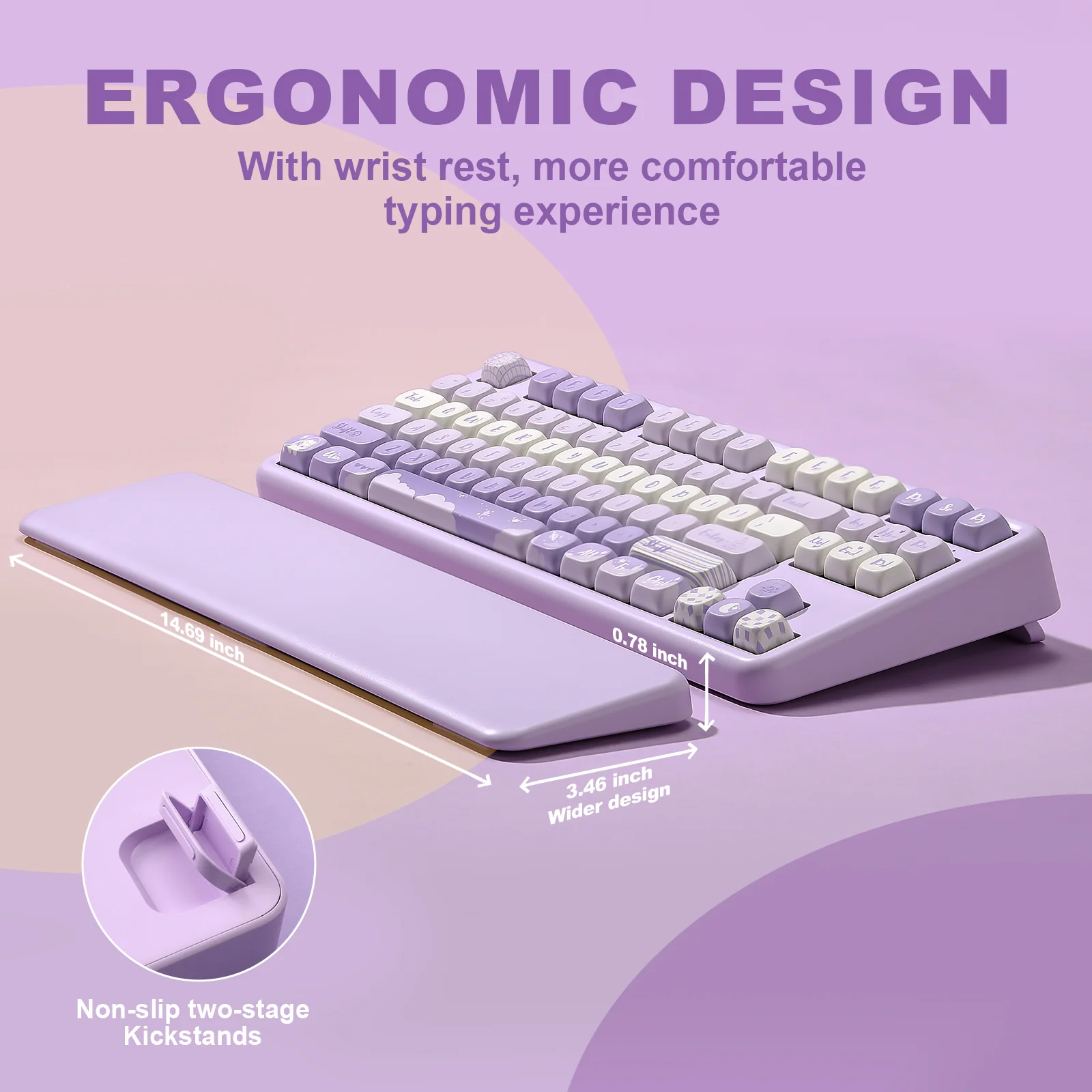 YUNZII B87 QMK/VIA Custom Mechanical Keyboard - Image 11