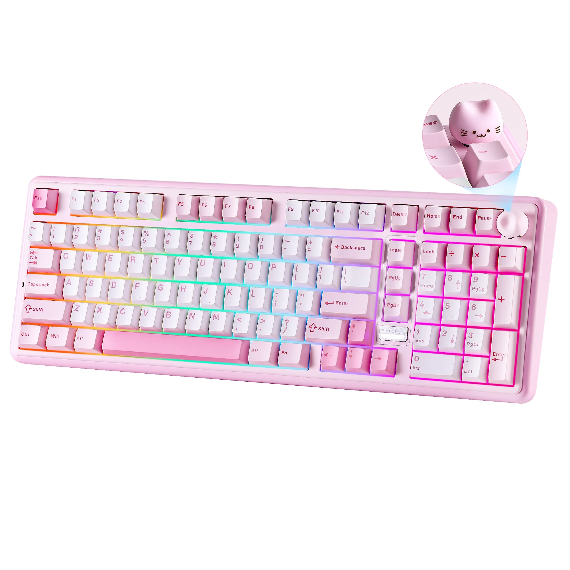 PRE-ORDER YUNZII B98 PRO QMK/VIA Wireless Mechanical Keyboard - Image 13