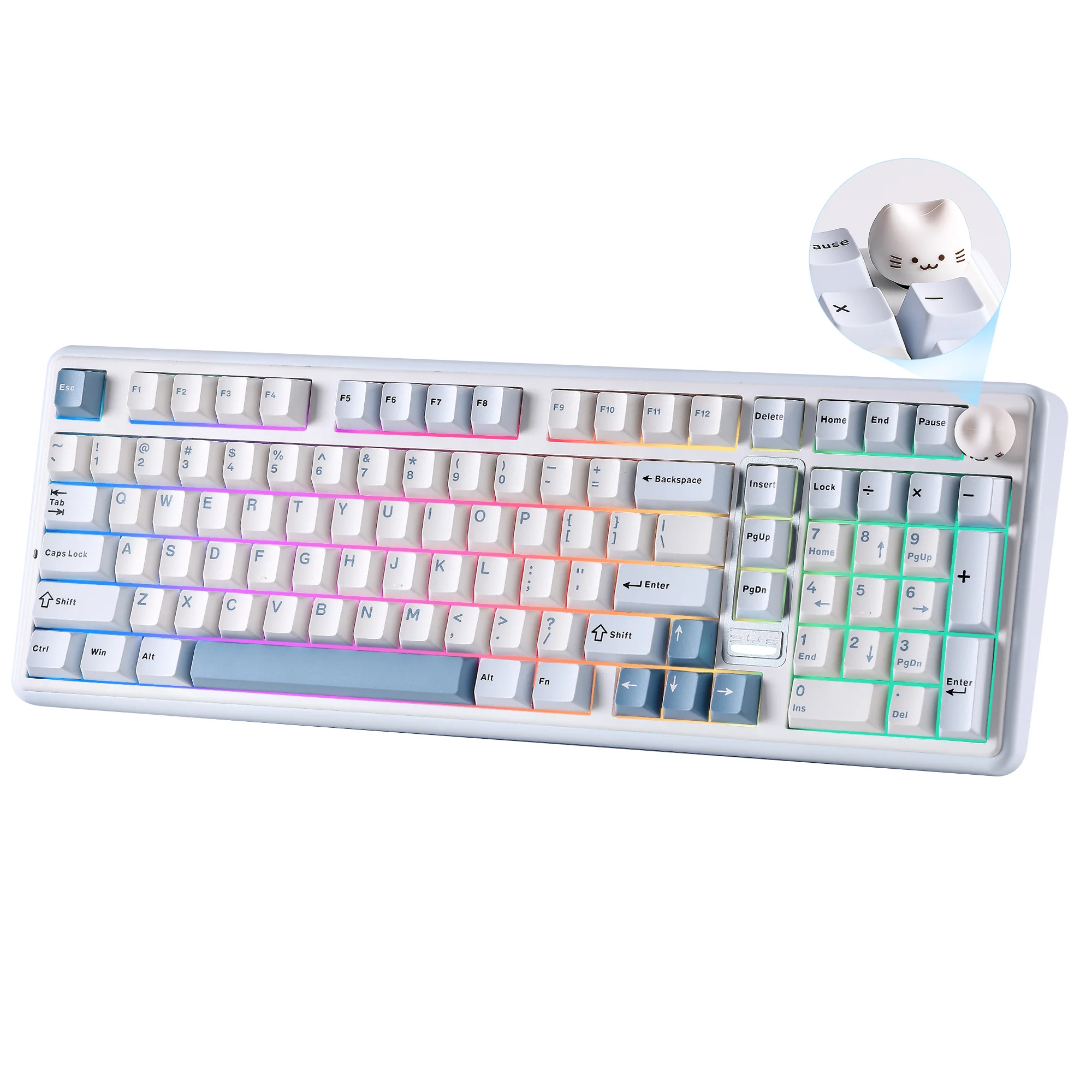 PRE-ORDER YUNZII B98 PRO QMK/VIA Wireless Mechanical Keyboard - Image 14