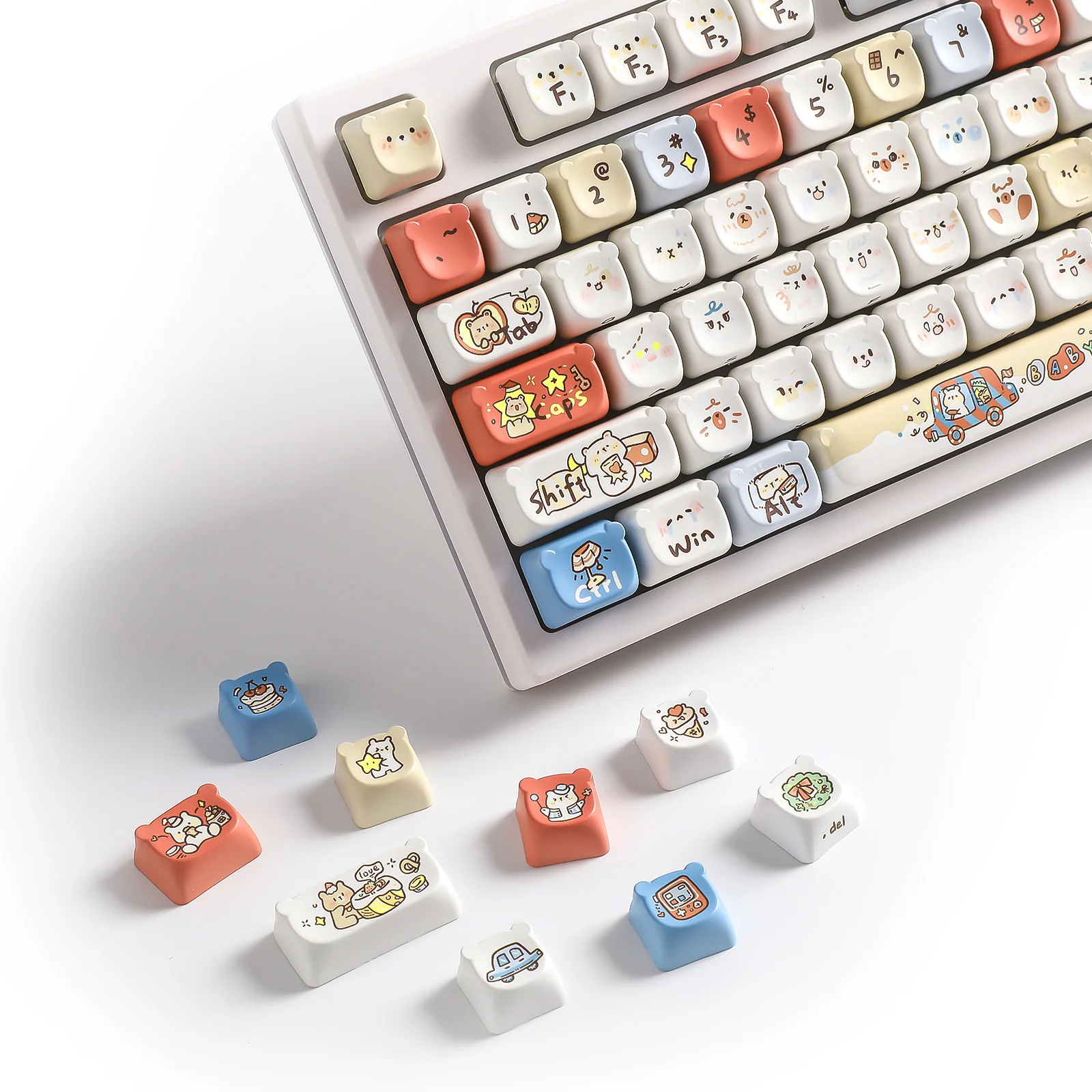 YUNZII Baby Bear MAO Bear Profile Keycap Set - Image 10