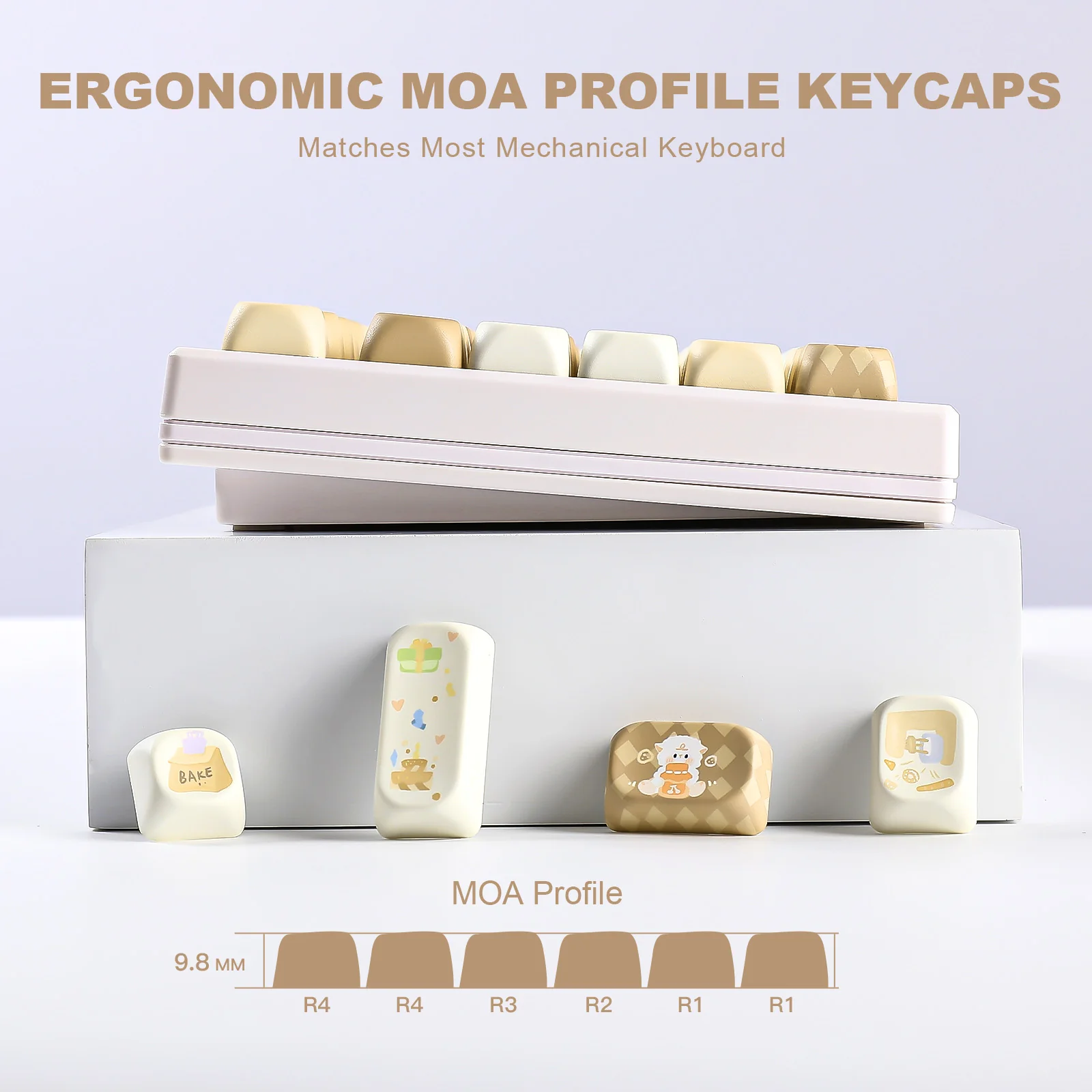 YUNZII Baking Mie Mie MOA Profile Keycap Set - Image 5