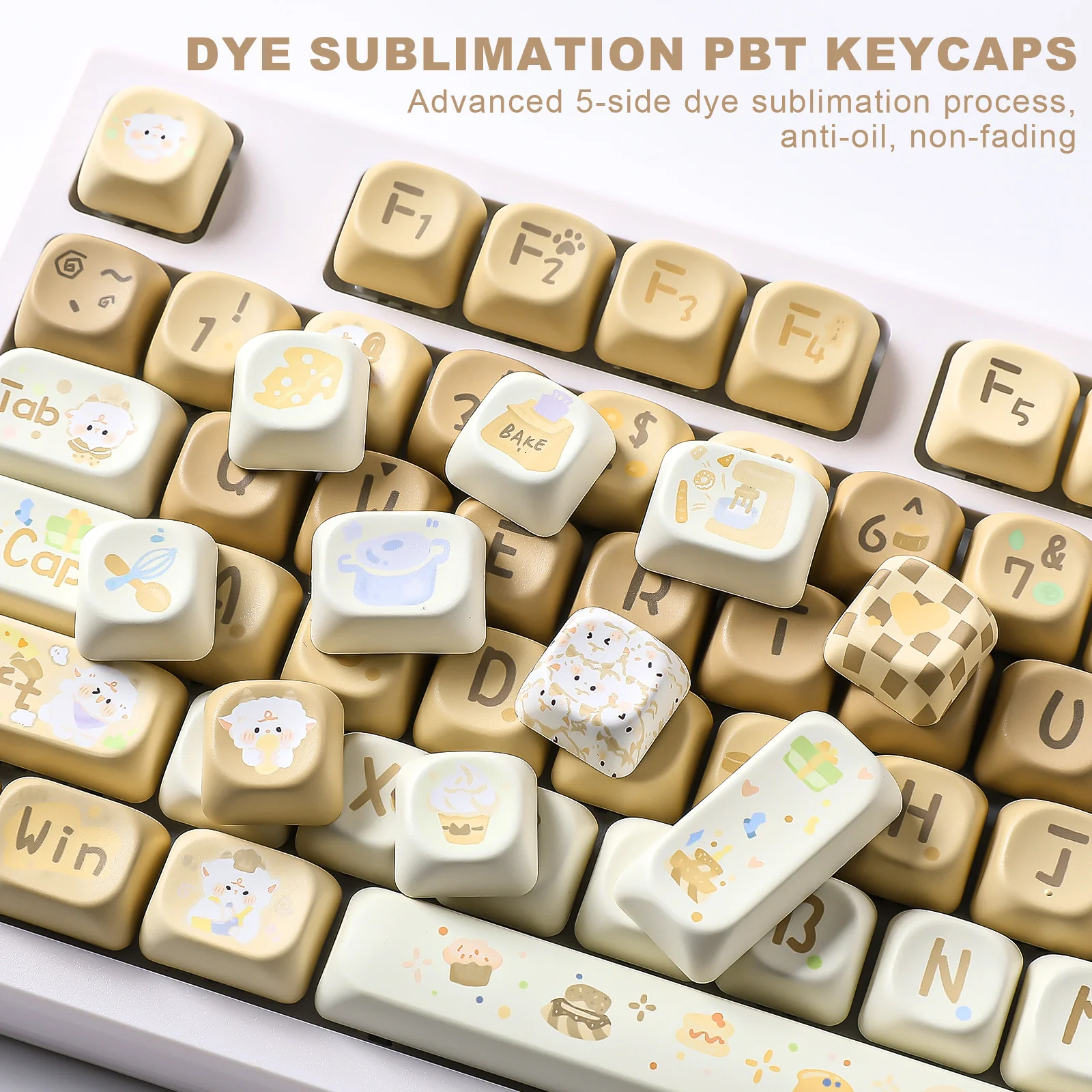 YUNZII Baking Mie Mie MOA Profile Keycap Set - Image 6