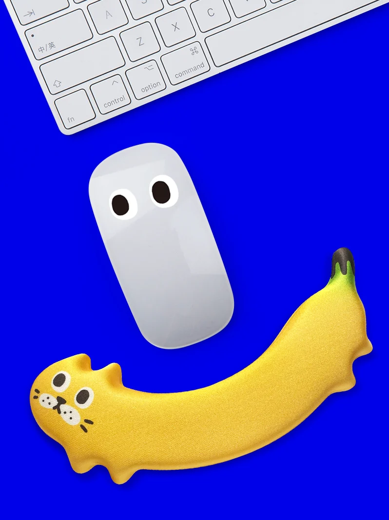 YUNZII Banana Cat Keyboard Wrist Rest - Image 3