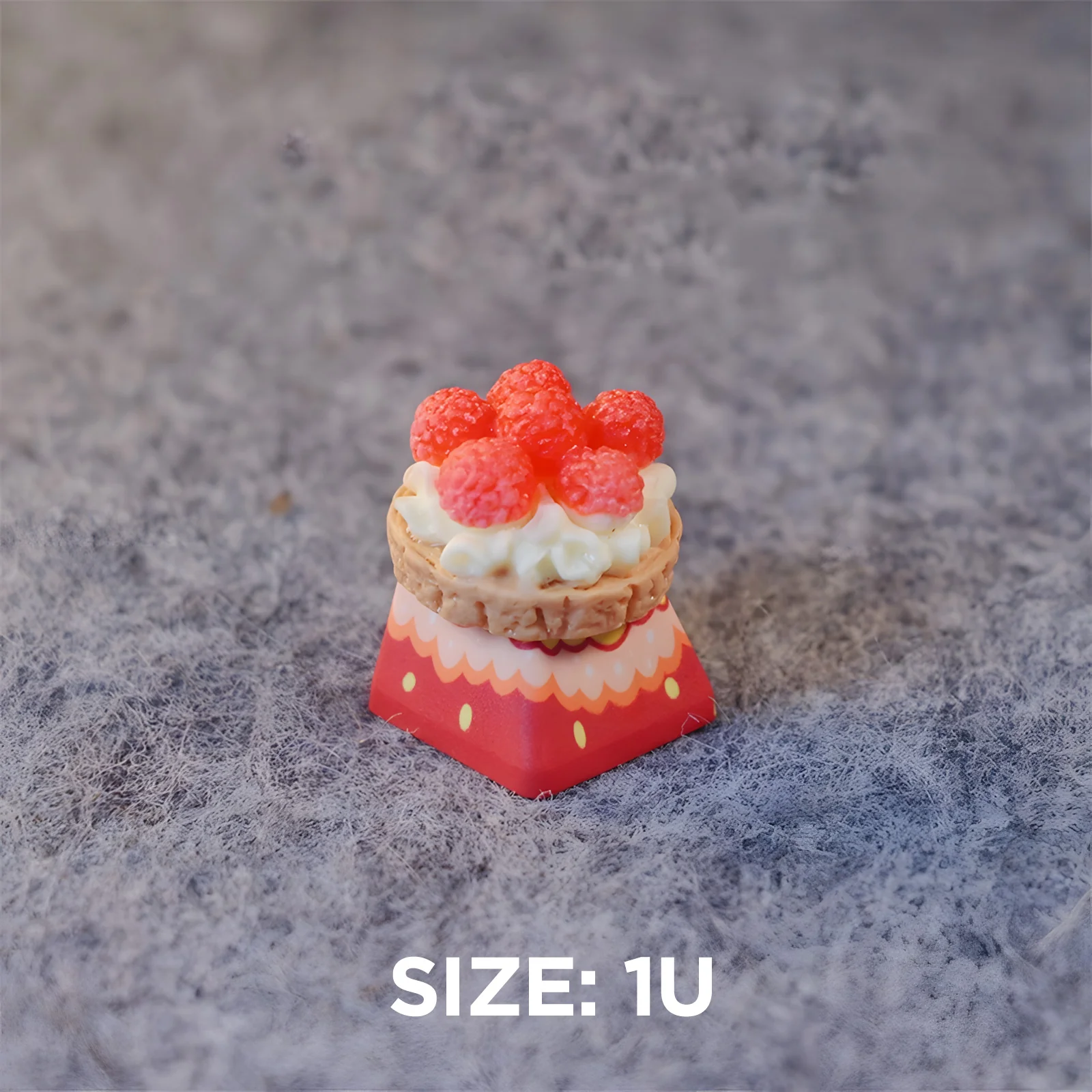 YUNZII Bayberry Cake Handmade Artisan Keycap - Image 2