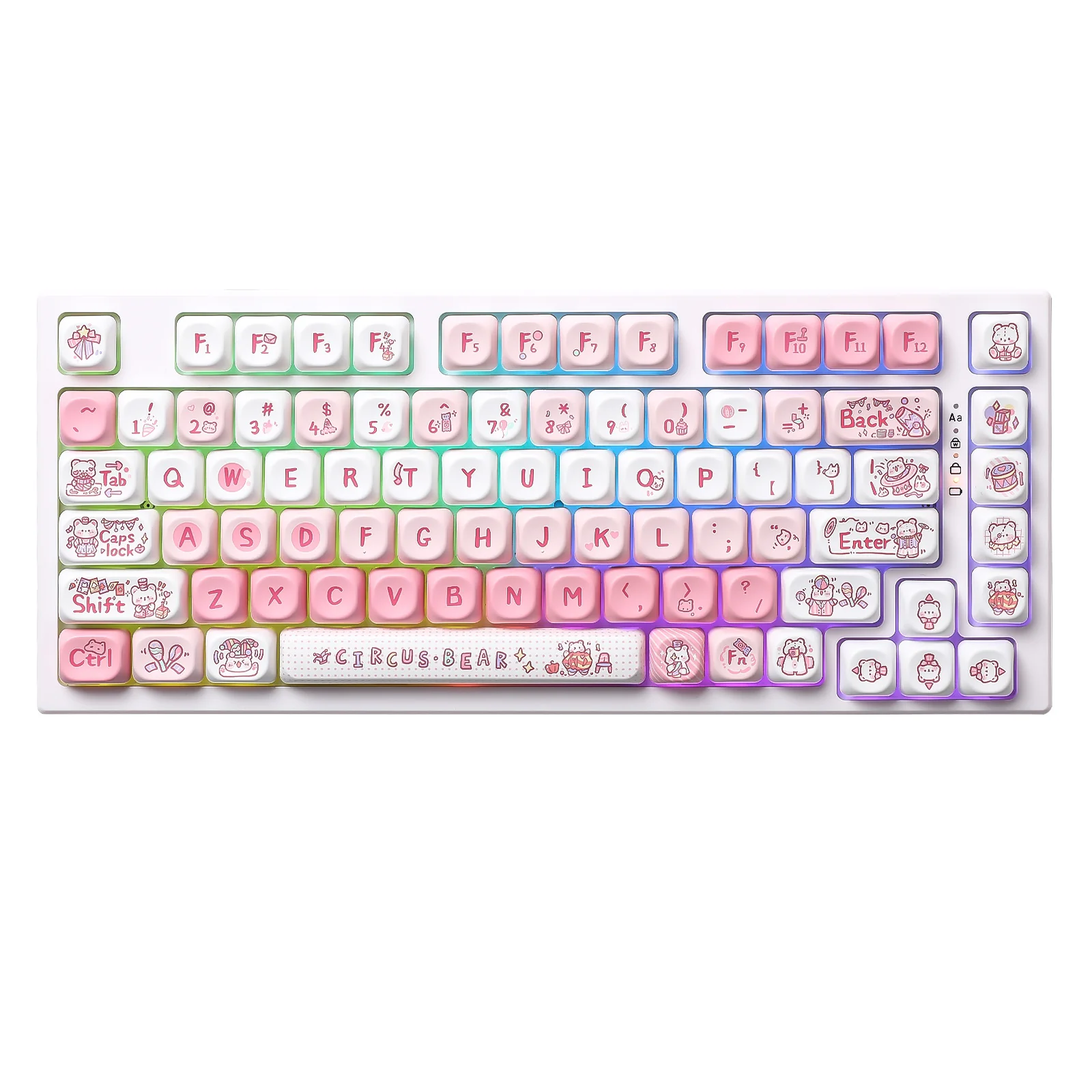 YUNZII Bear Circus MOA Profile Keycap Set - Image 2