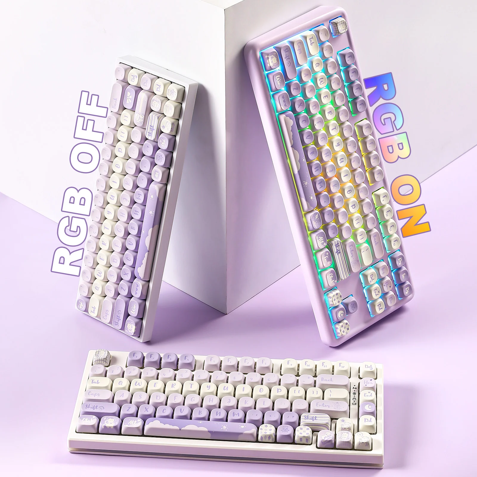 YUNZII Bear MOA Profile Keycap Set - Image 4
