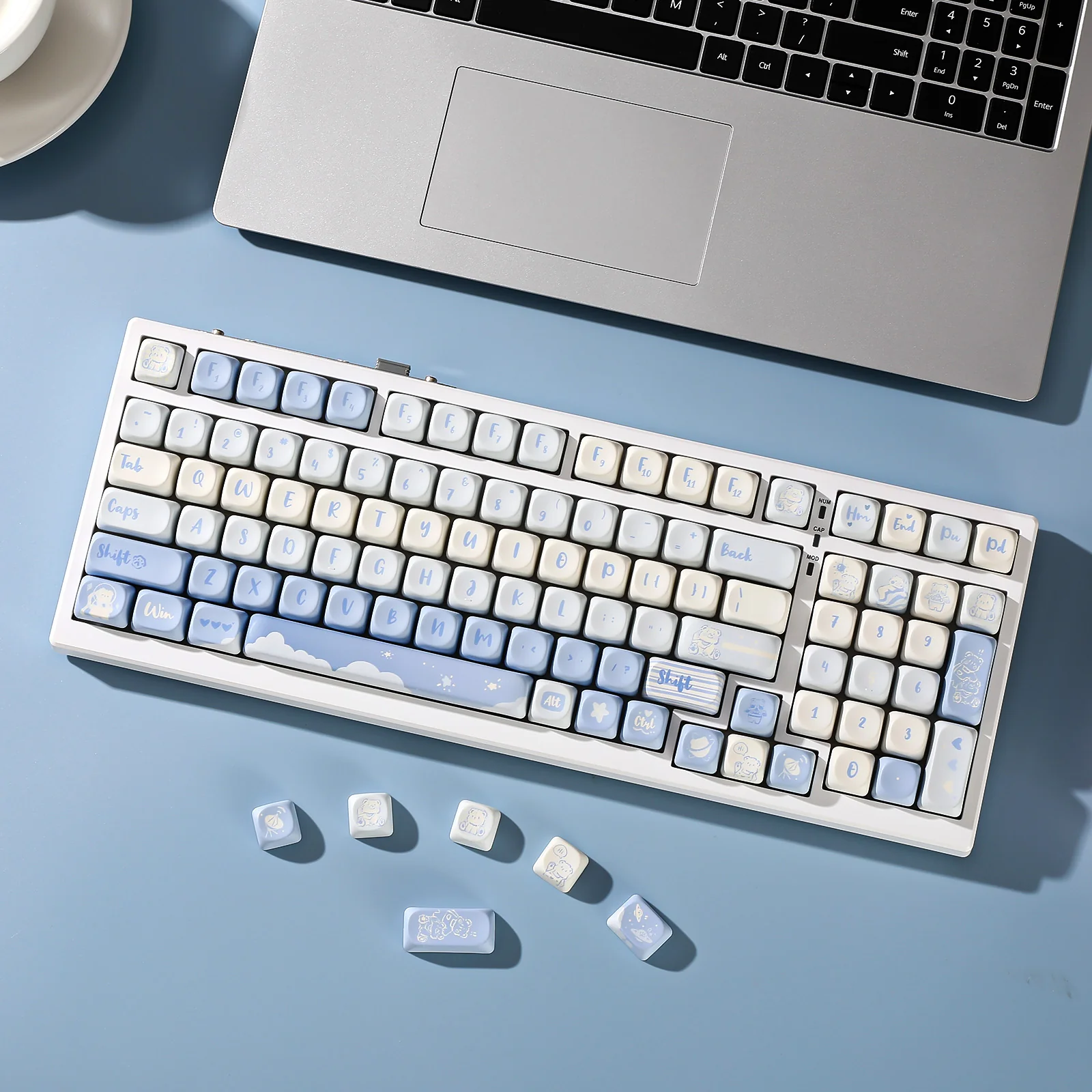 YUNZII Bear MOA Profile Keycap Set - Image 8